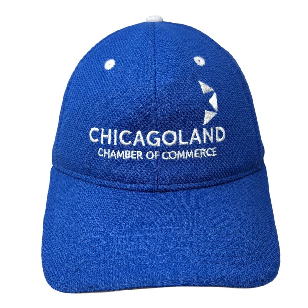 Chicagoland Chamber of Commerce Fitted Hat Blue One Size Embroidered